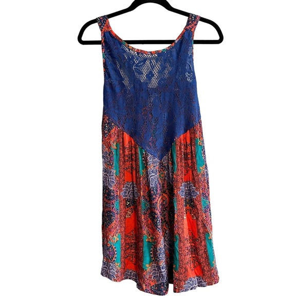 Free People Intimately Count Me In Trapeze Hot Red OB1031306 Top NWT Size XS - Picture 1 of 12